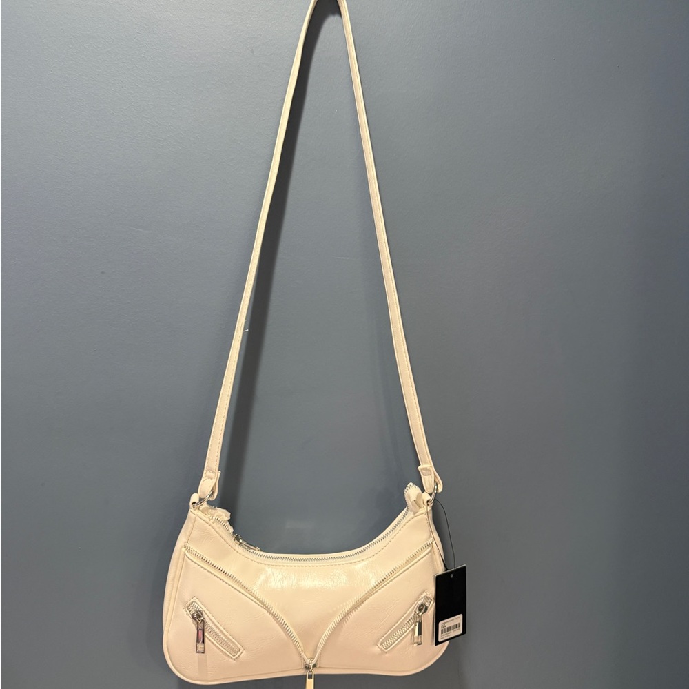 Forever 21 Cream Crossbody Bag